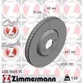 Zimmermann Front Brake Rotor, 400.3669.75 400.3669.75